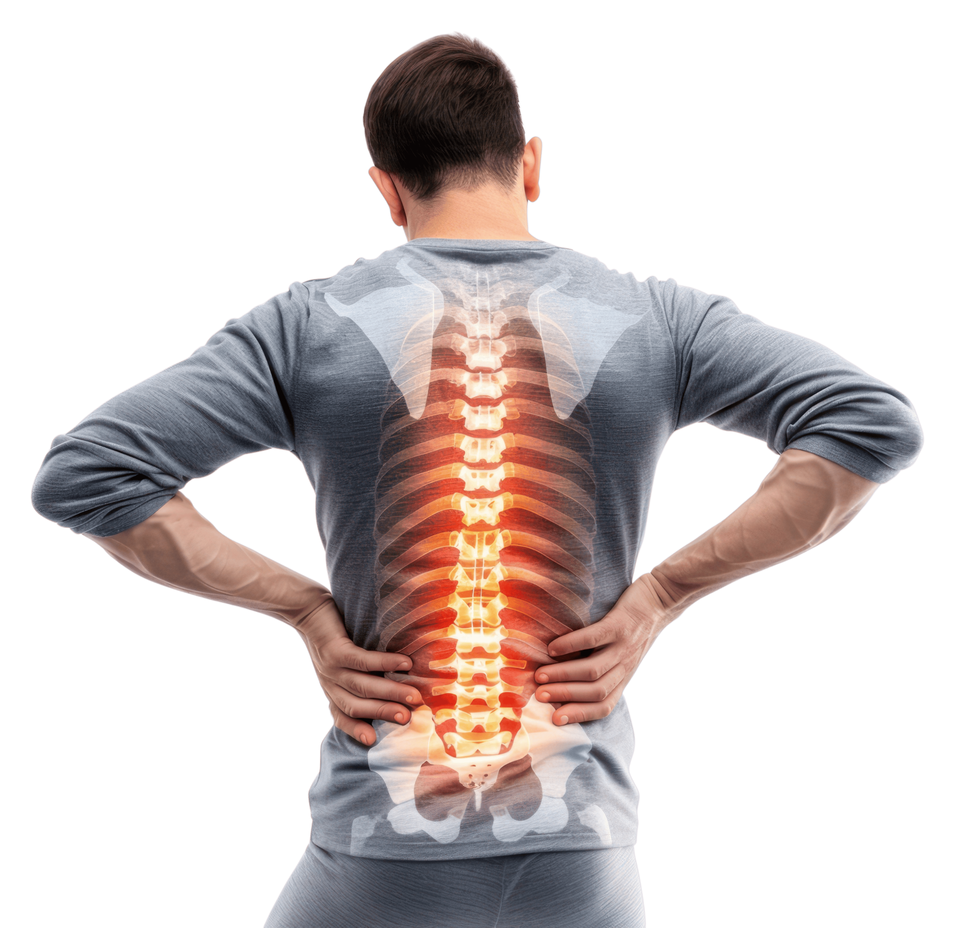 Persona con mal di schiena